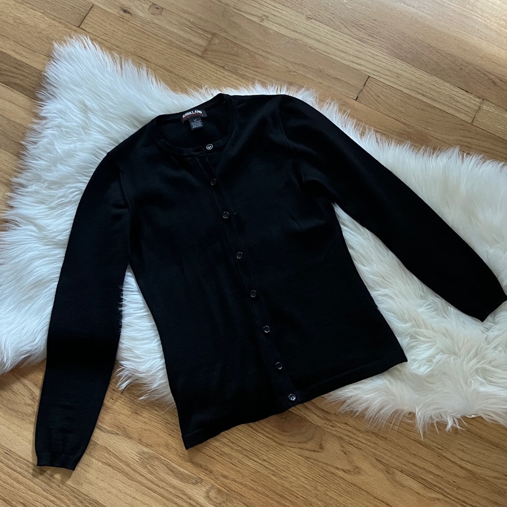 Kirkland extra fine merino wool cardigan